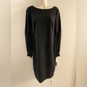 Calvin Klein knee length formal black dress 8